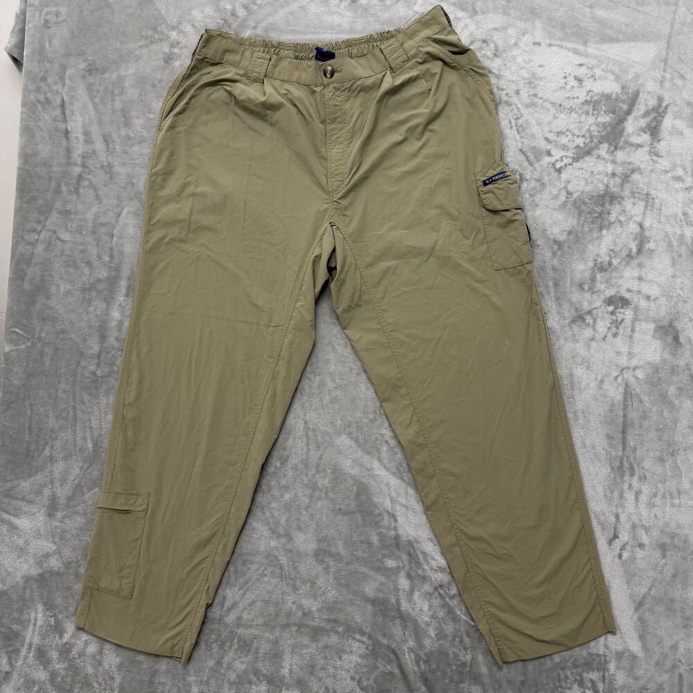 Vintage 90s Y2K ExOfficio Men XL Outdoor Hiking Trekking Pant Gorpcore Khaki Tan